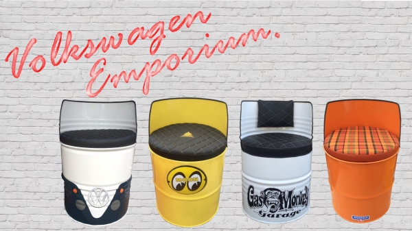 oil drum seats to your own design and specification