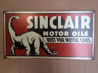 sinclair oil tin sign